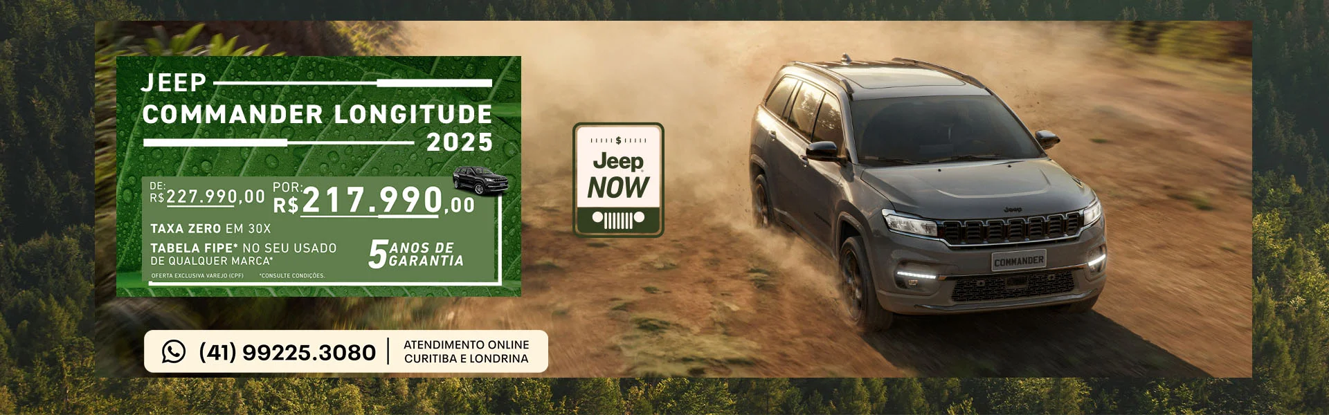 Jeep Commander é na Divesa!